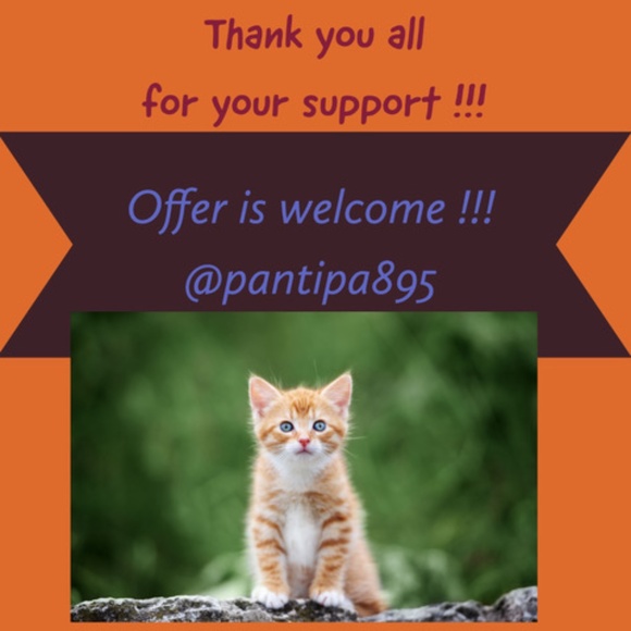 NWOT, Women Sleeveless Tank Top,100% Polyester, Orange, “3 x kitties” silkscreen - Picture 6 of 6